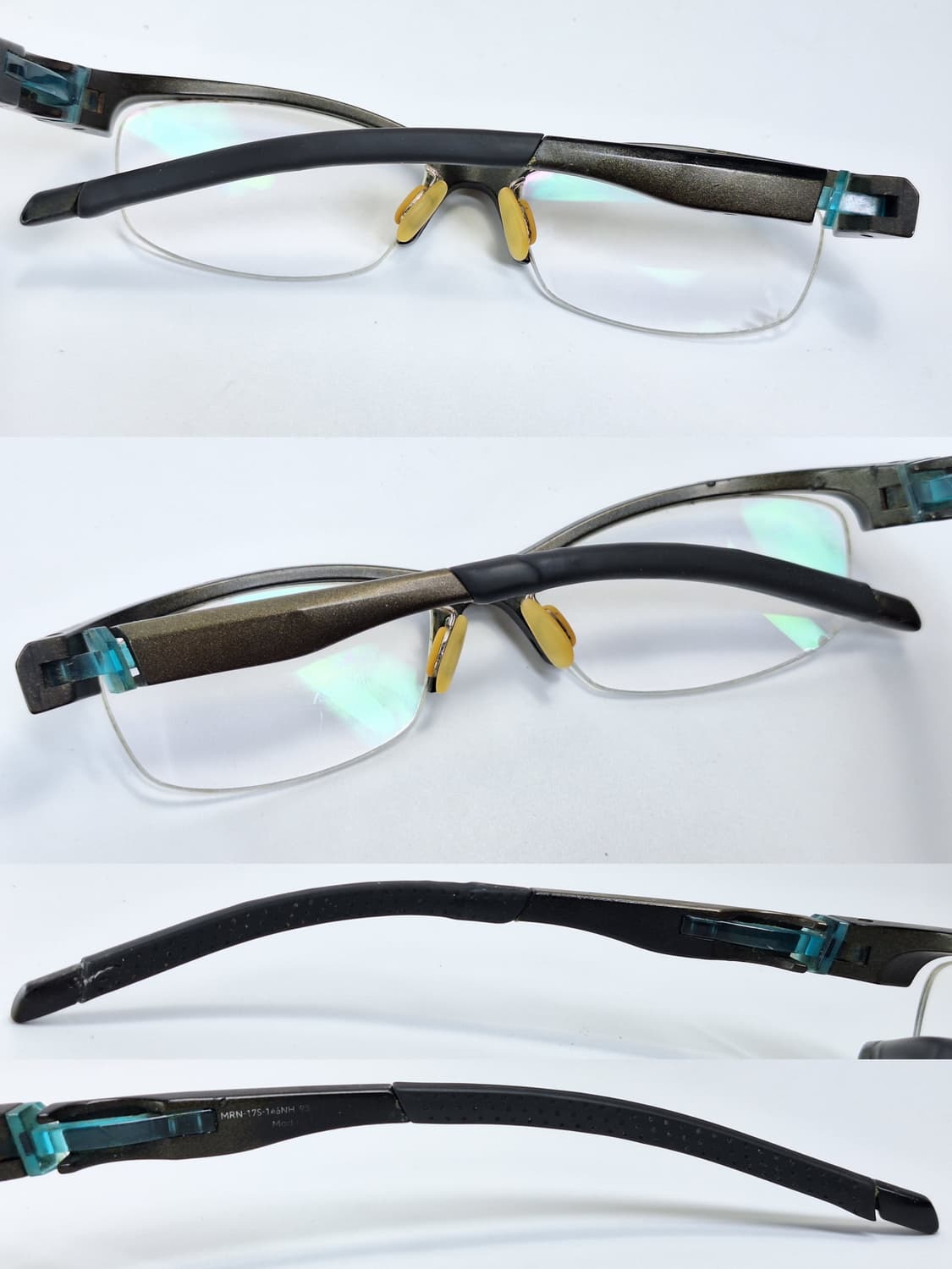 진스 Jins MRN-17S-146 에어프레임 스포츠 반무테 안경테 안경 상품이미지2