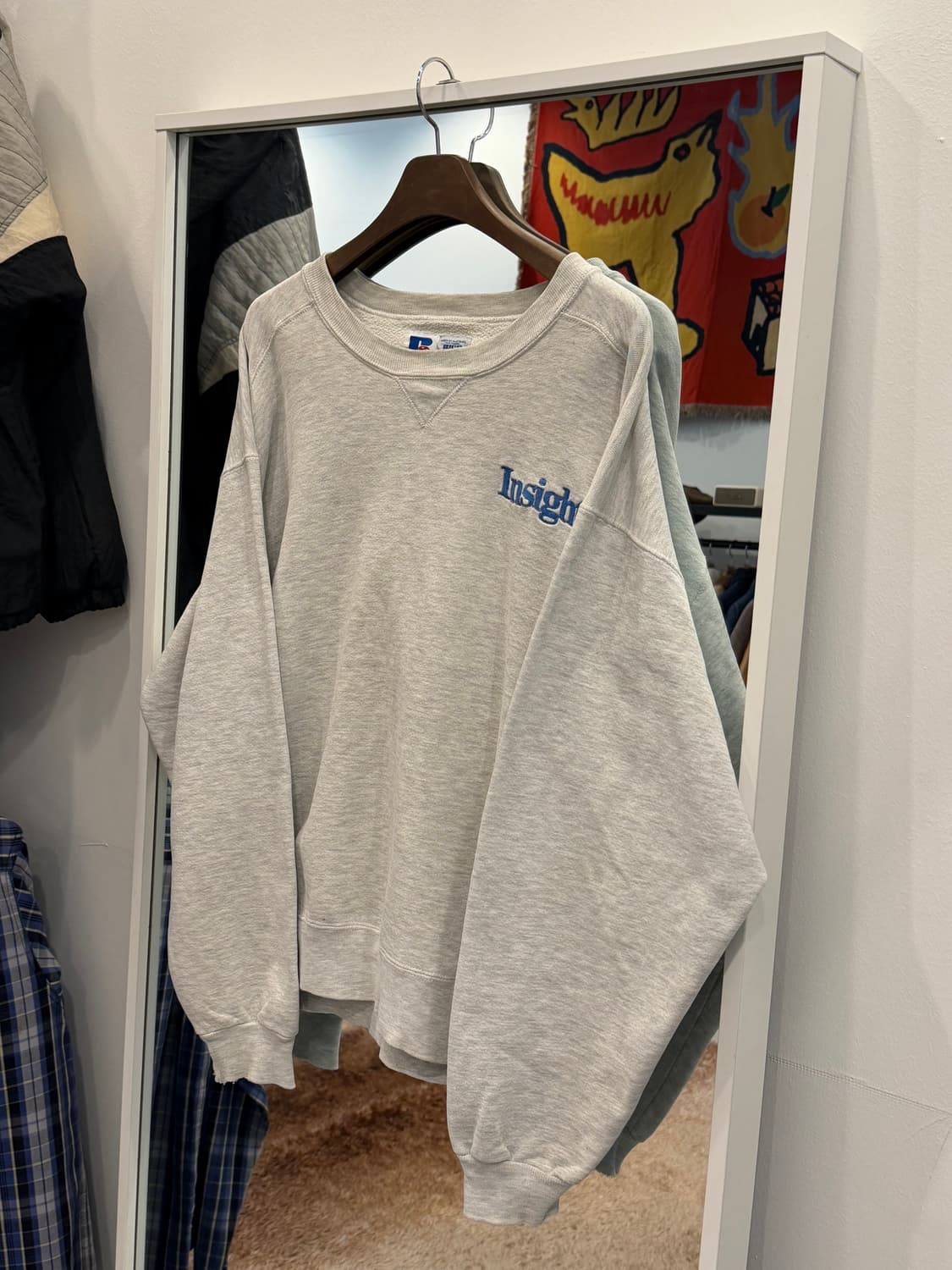 90s Russell 러셀 INSIGHT 스웻셔츠 (made USA) 상품이미지1