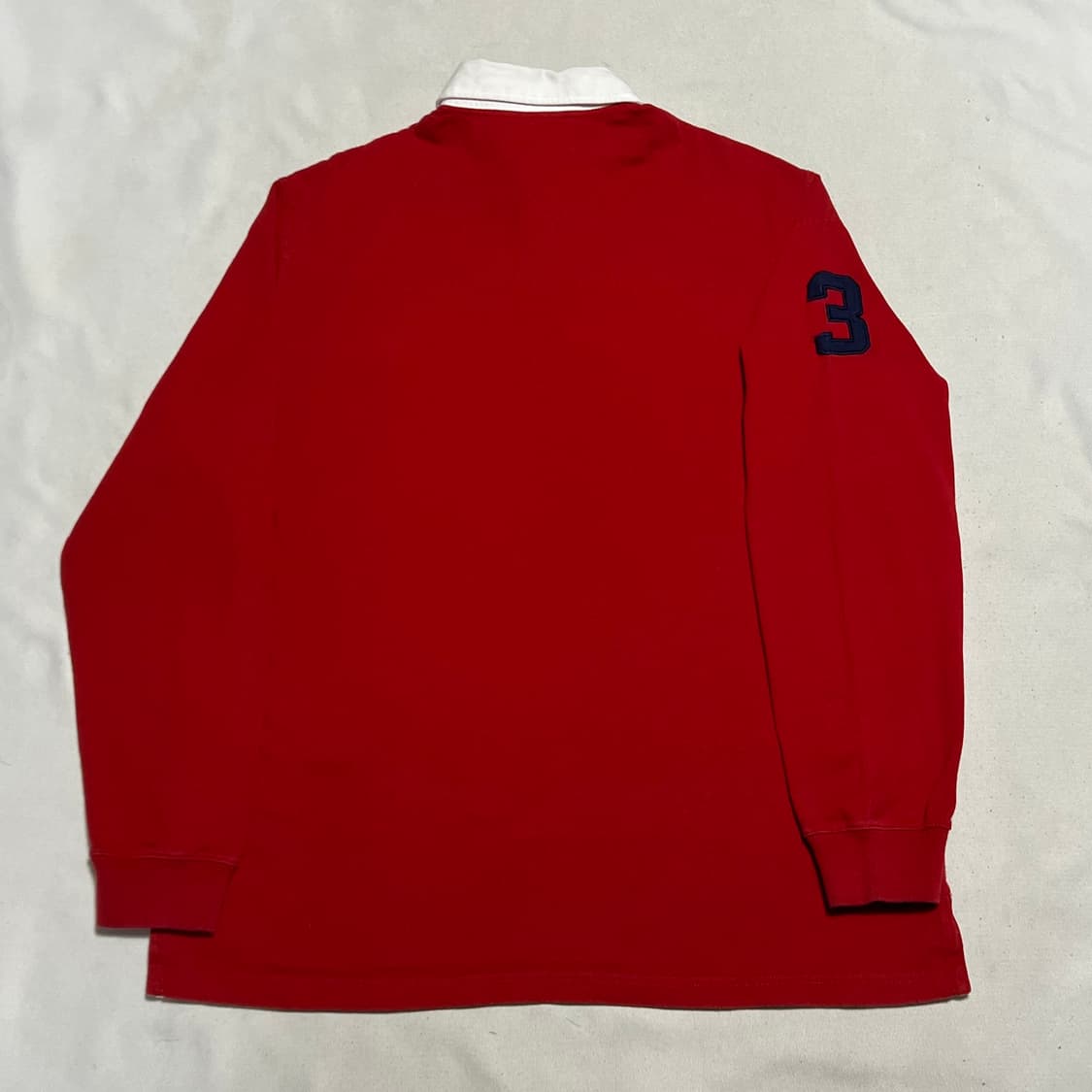 L 폴로랄프로렌 빅포니 레드 럭비 티셔츠 상품이미지3