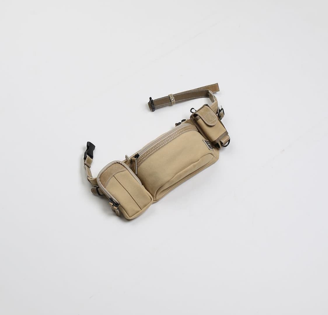 요시다 포터 베이지 웨이스트 백 상품이미지2