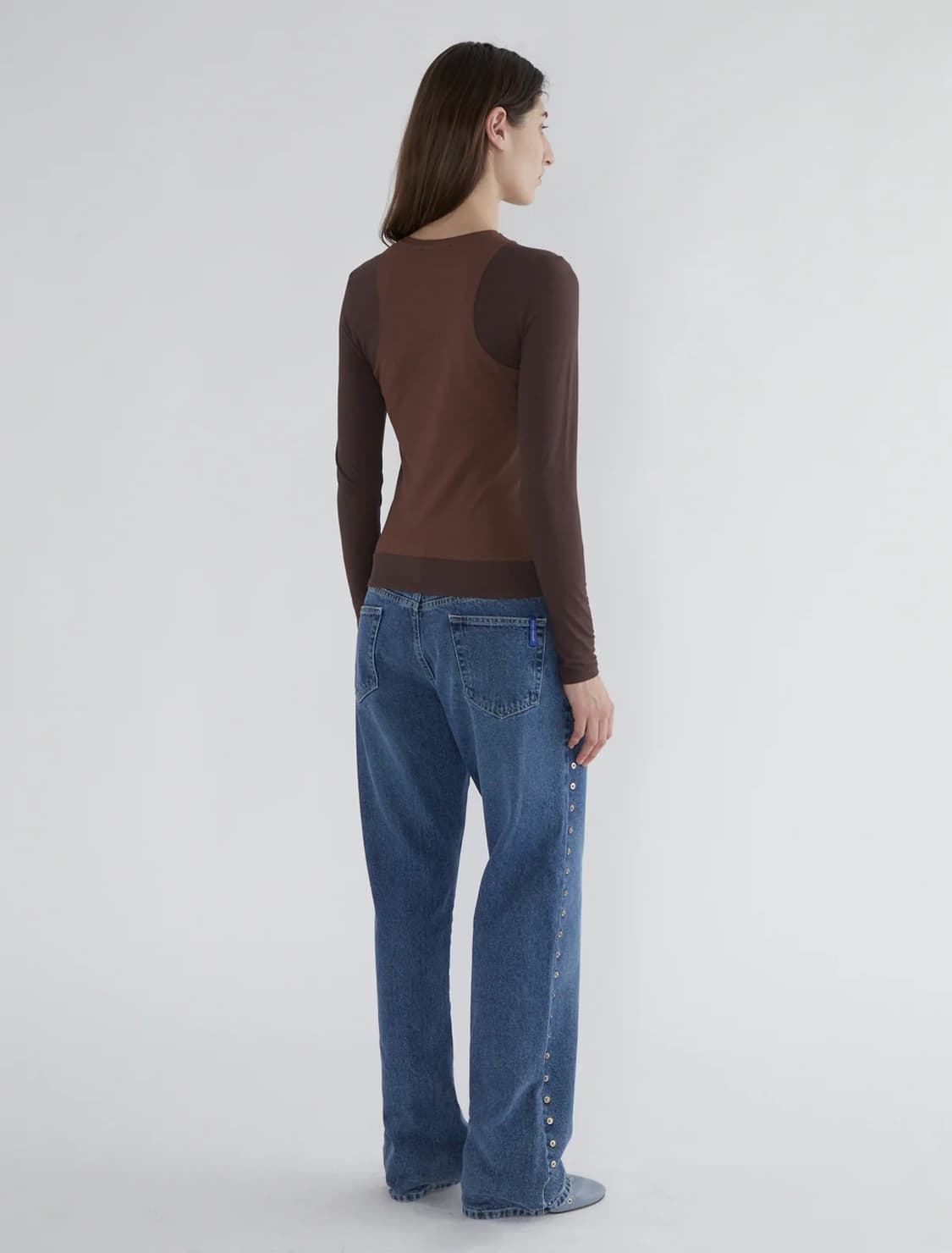 (34,36,38) 팔로마울 no1699 Crowd 스터드 데님 상품이미지3