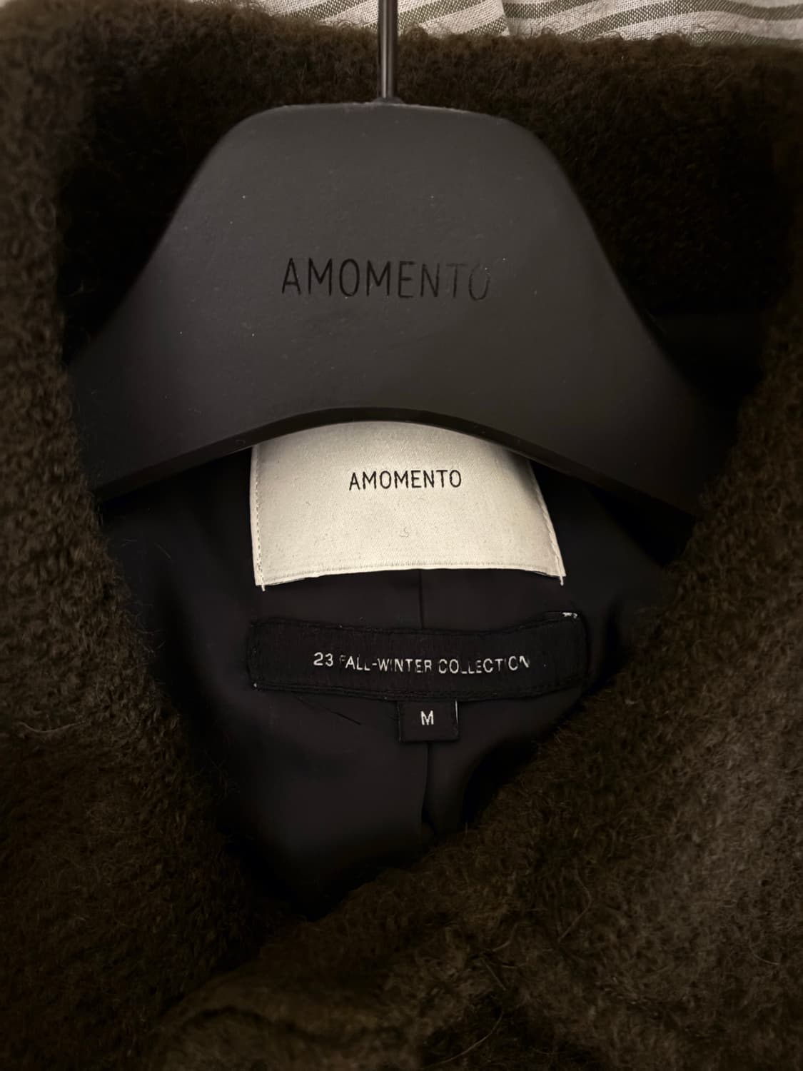 아모멘토 울 하프 싱글코트 상품이미지6