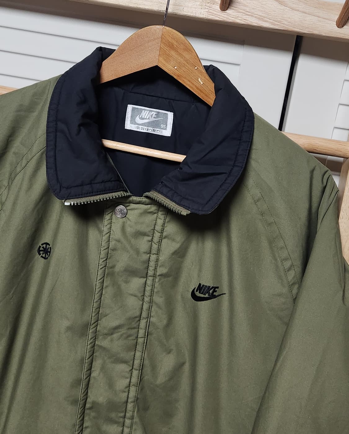 나이키 삼나스포츠 카키 바람막이 점퍼 자켓 상품이미지6