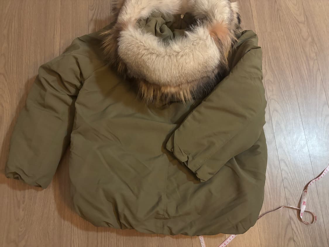 상태최상 지컷 빅사가퍼 구스다운 야상형 중기장 패딩 55(66가능) 상품이미지2