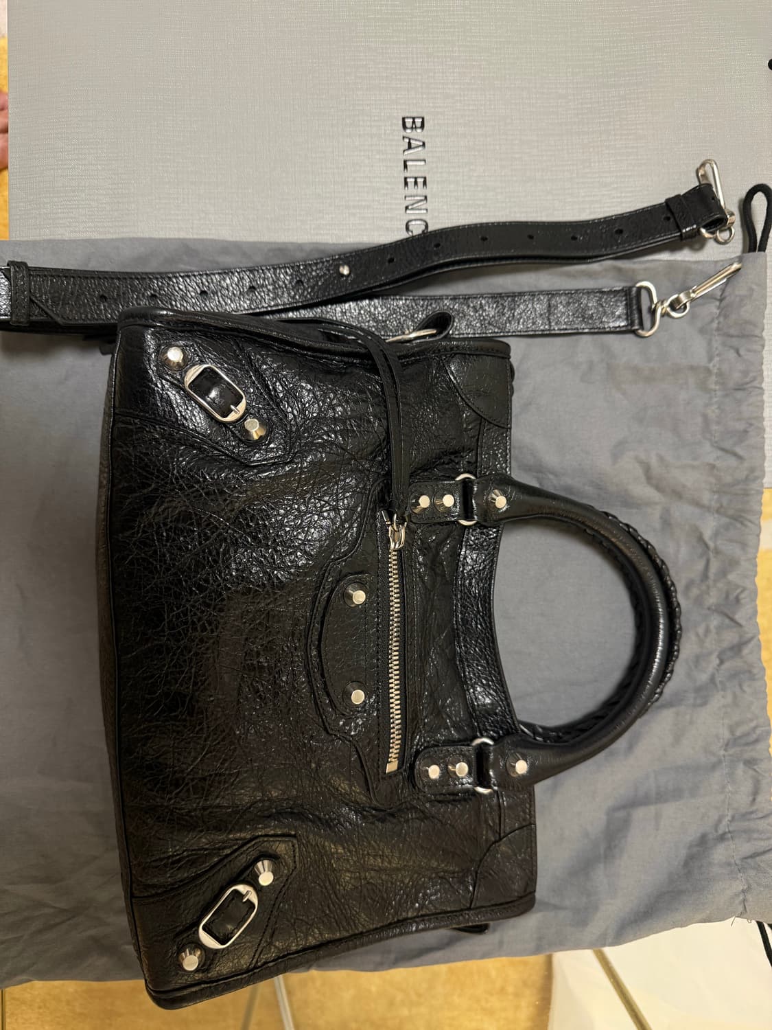 발렌시아가 르시티 스몰 25ver. 블랙 실버 상품이미지1