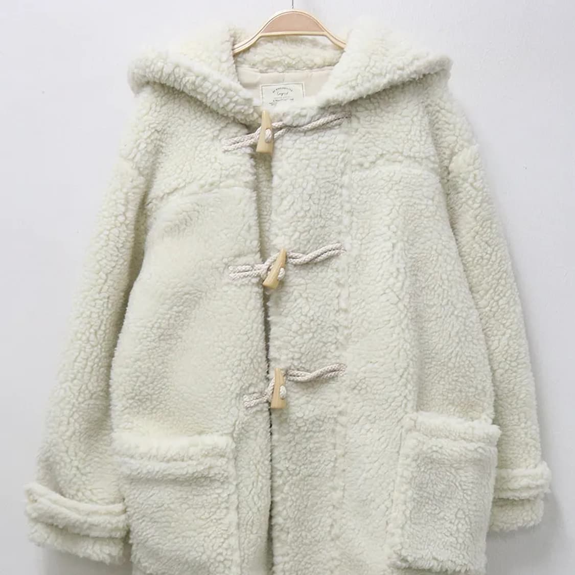 UNGRID 아이보리 양털 떡볶이 코트 61015 상품이미지3