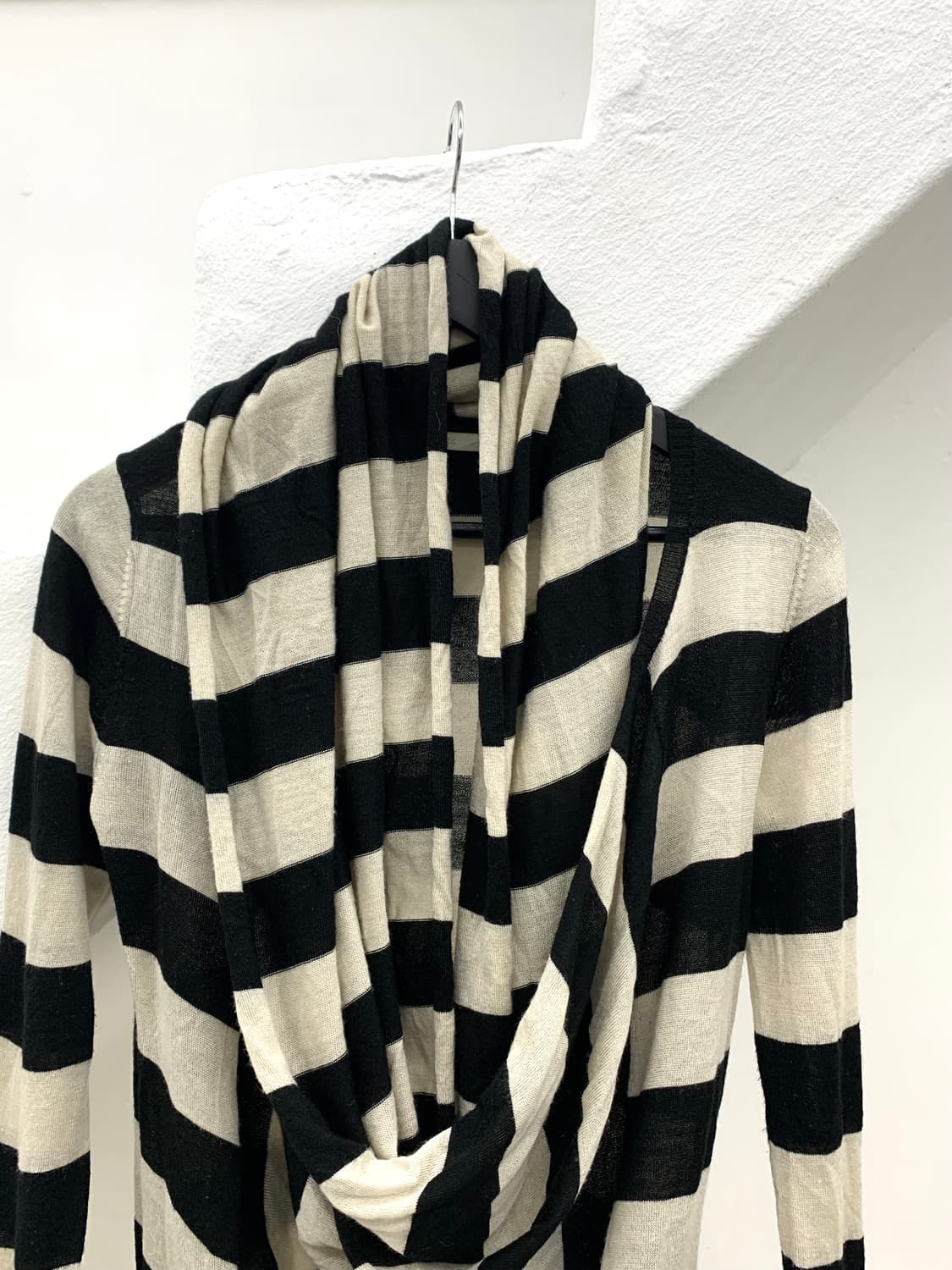 Twisted drape stripe cardigan   상품이미지6
