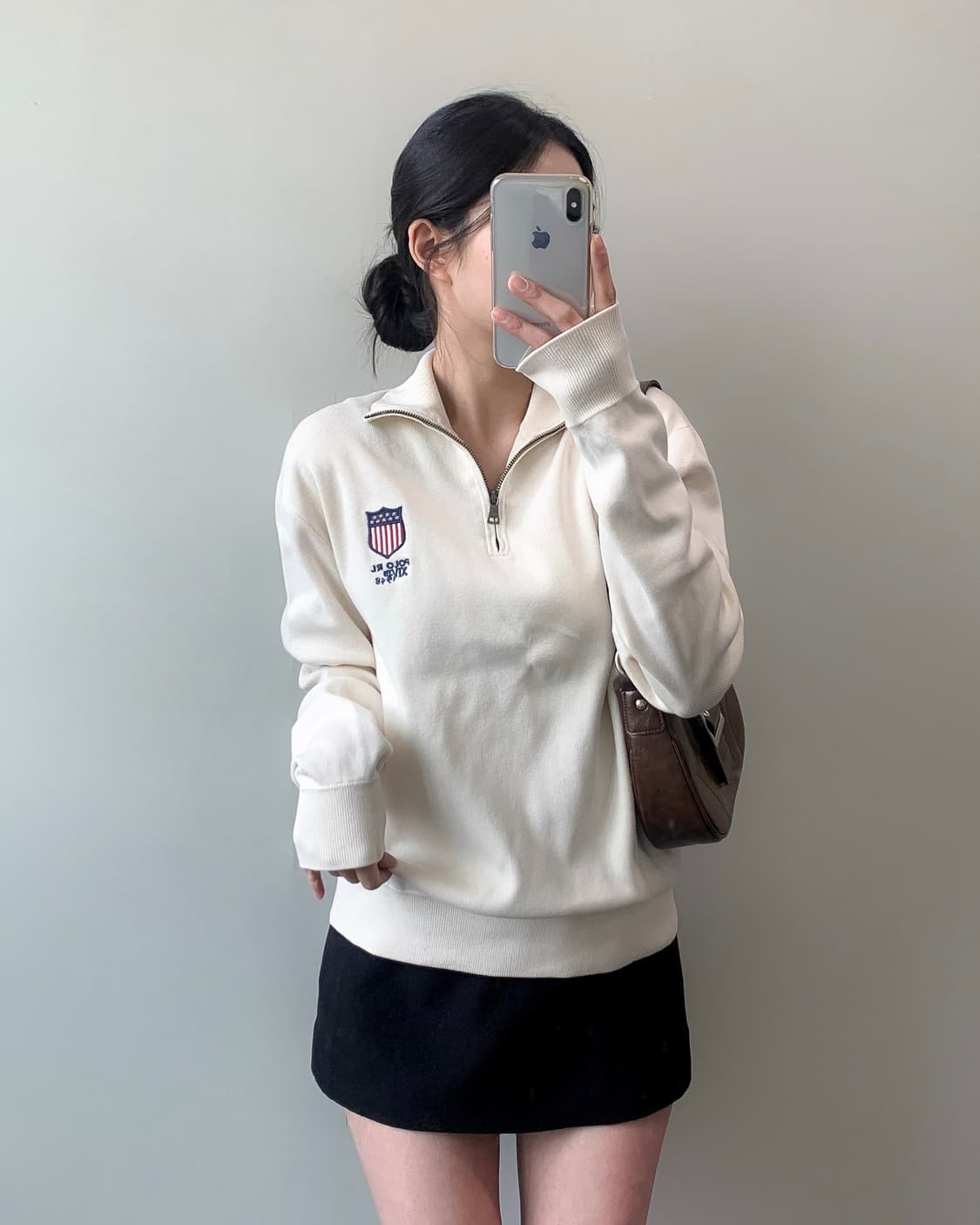 폴로 반집업 니트 상품이미지2