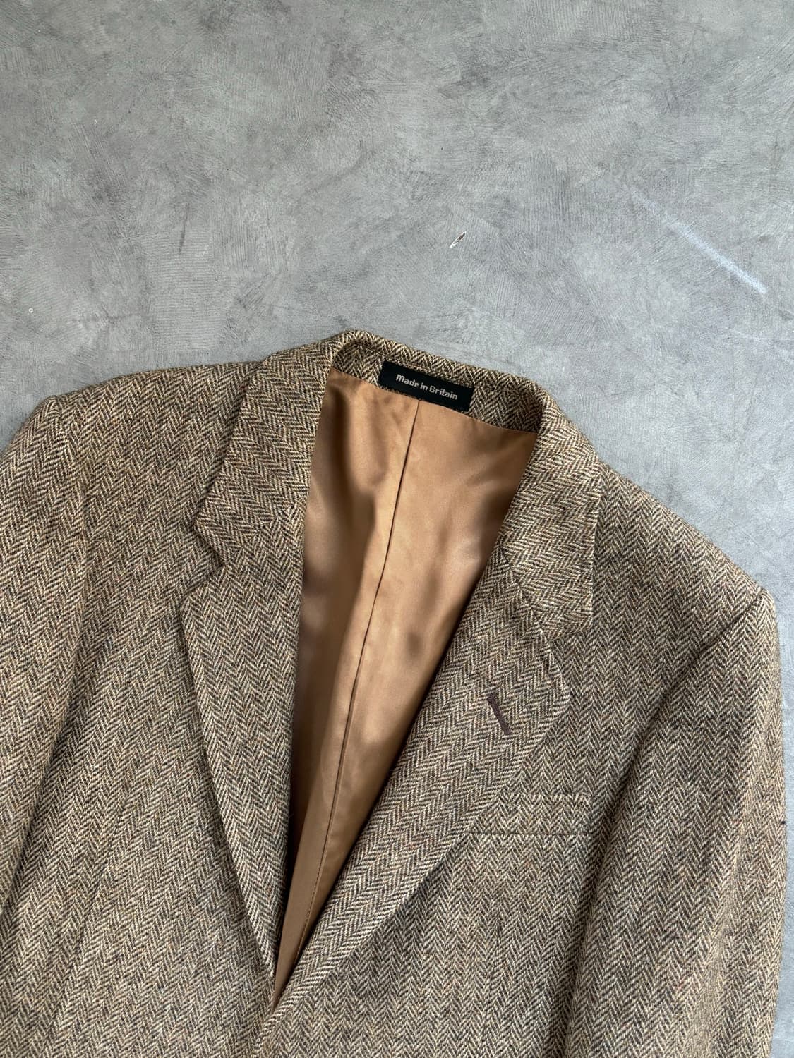 Burberry 버버리 브라운 헤링본 블레이져 자켓 상품이미지2