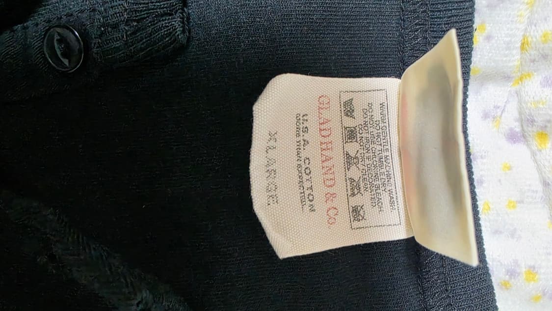 글래드핸드앤코 스탠다드 포켓 반팔 티셔츠 블랙 XL 판매 상품이미지5