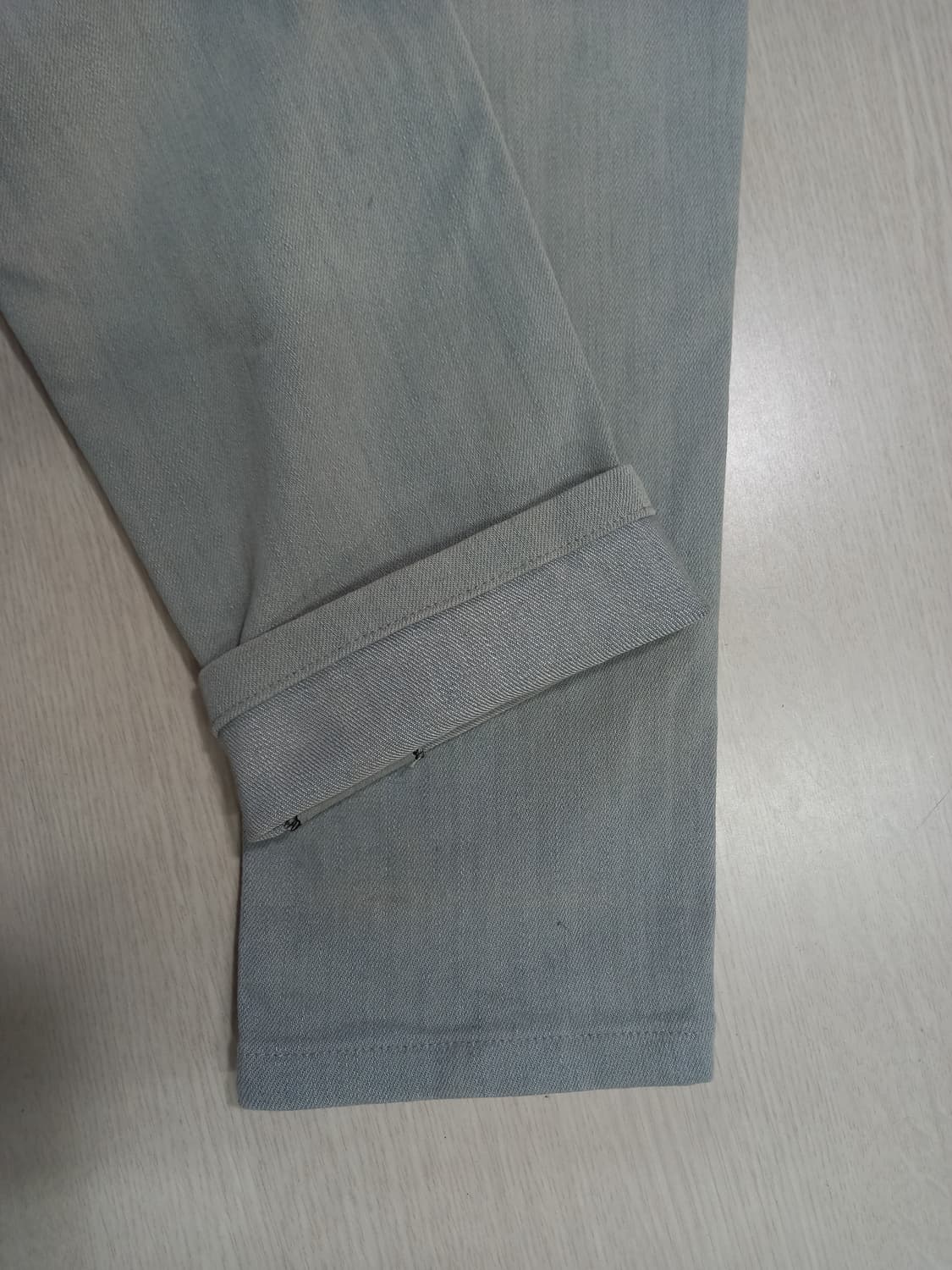 32 유니끌로 스판 슬림일자진 연청 32-359 상품이미지5