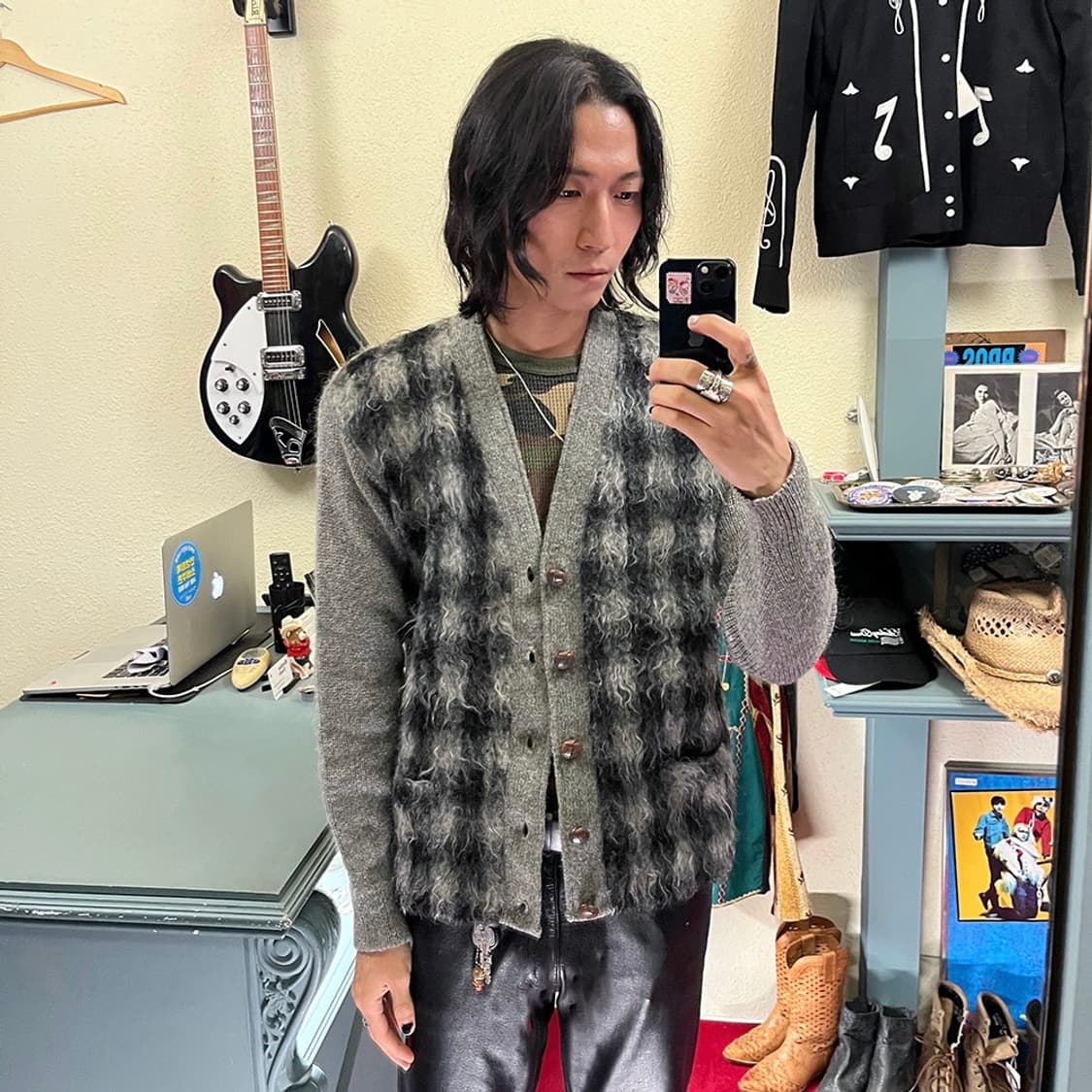 TWO TONE CARDIGAN 상품이미지4