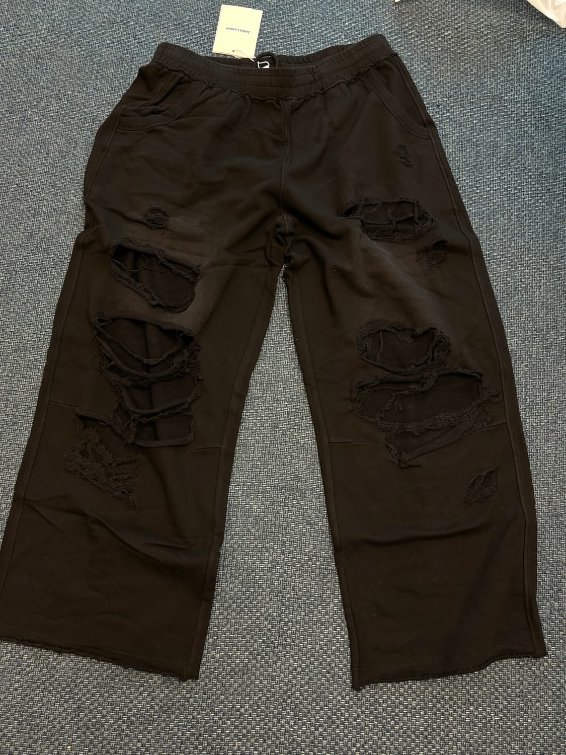제이디드 런던 Distressed Monster Jogger 블랙 라지 상품이미지2