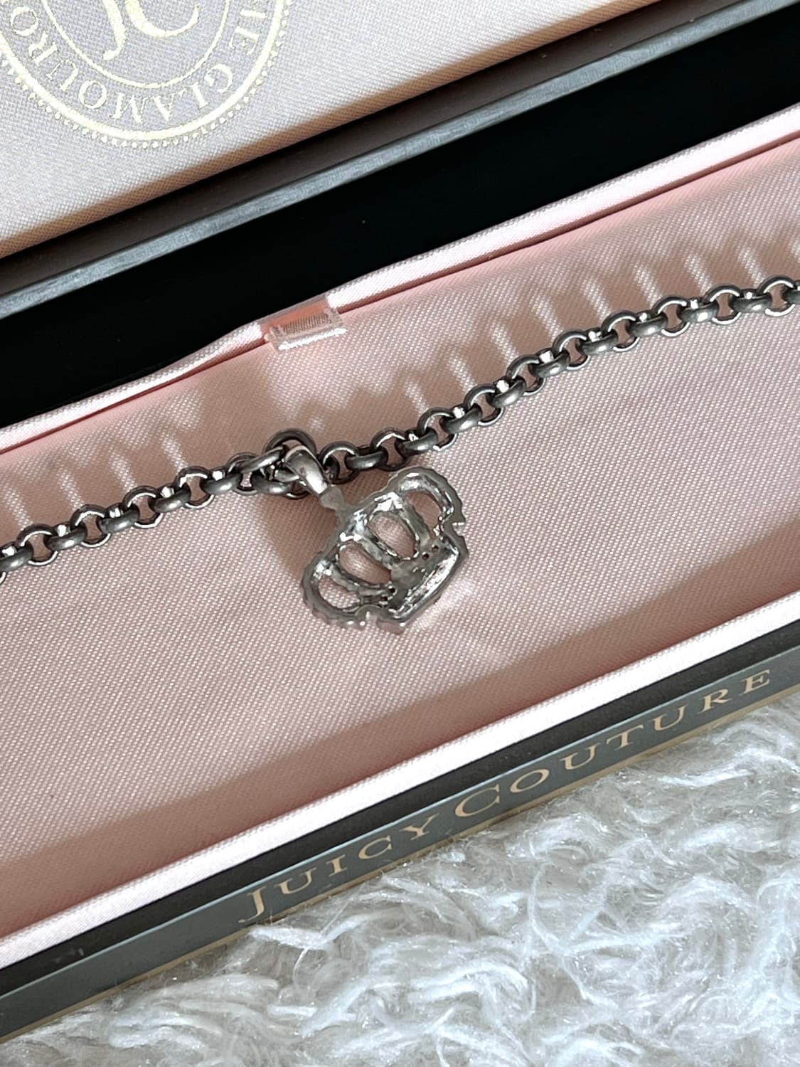 juicy couture 쥬시꾸뛰르 크라운 참 체인 브레이슬릿 팔찌 상품이미지3