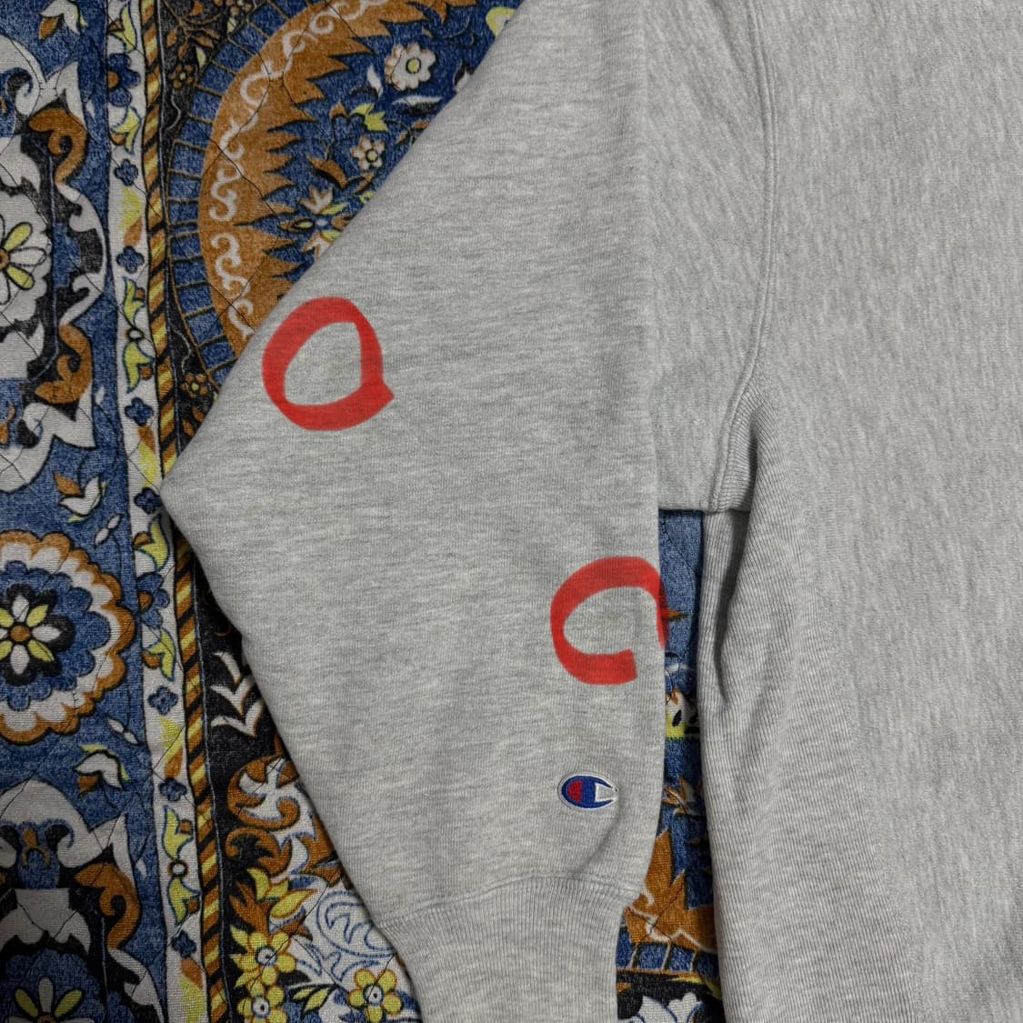 빈티지 8-90s 챔피온 리버스위브 그레이 스웻셔츠 상품이미지6