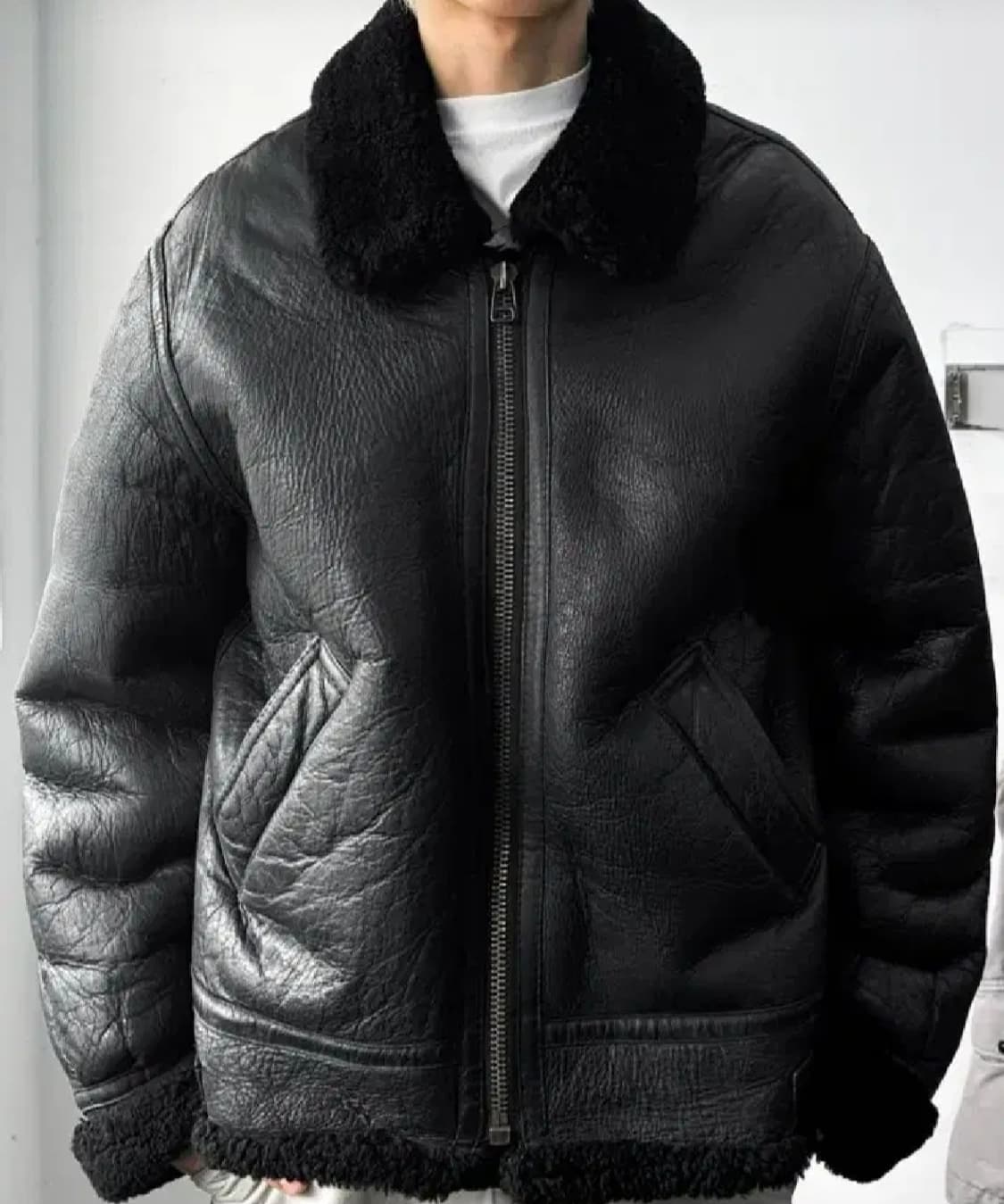 리얼레더 무스탕 B-3 자켓 상품이미지3