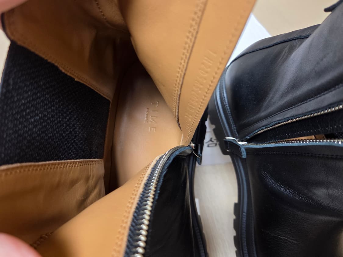 [정품] 타임옴므 23FW 남성 첼시부츠 블랙 270 size 상품이미지8