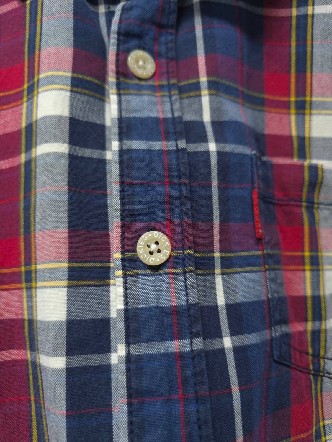 디키즈(DICKIES) 워싱 체크셔츠 (55~66) 상품이미지5