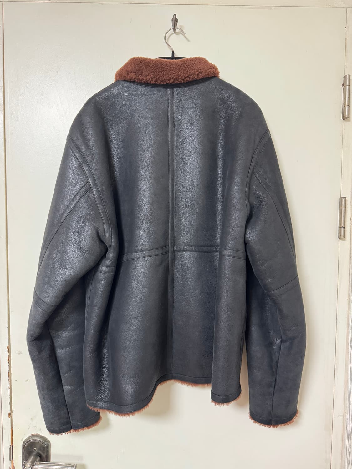 [XL] 스투시 셔링 자켓 무스탕 블랙 상품이미지5