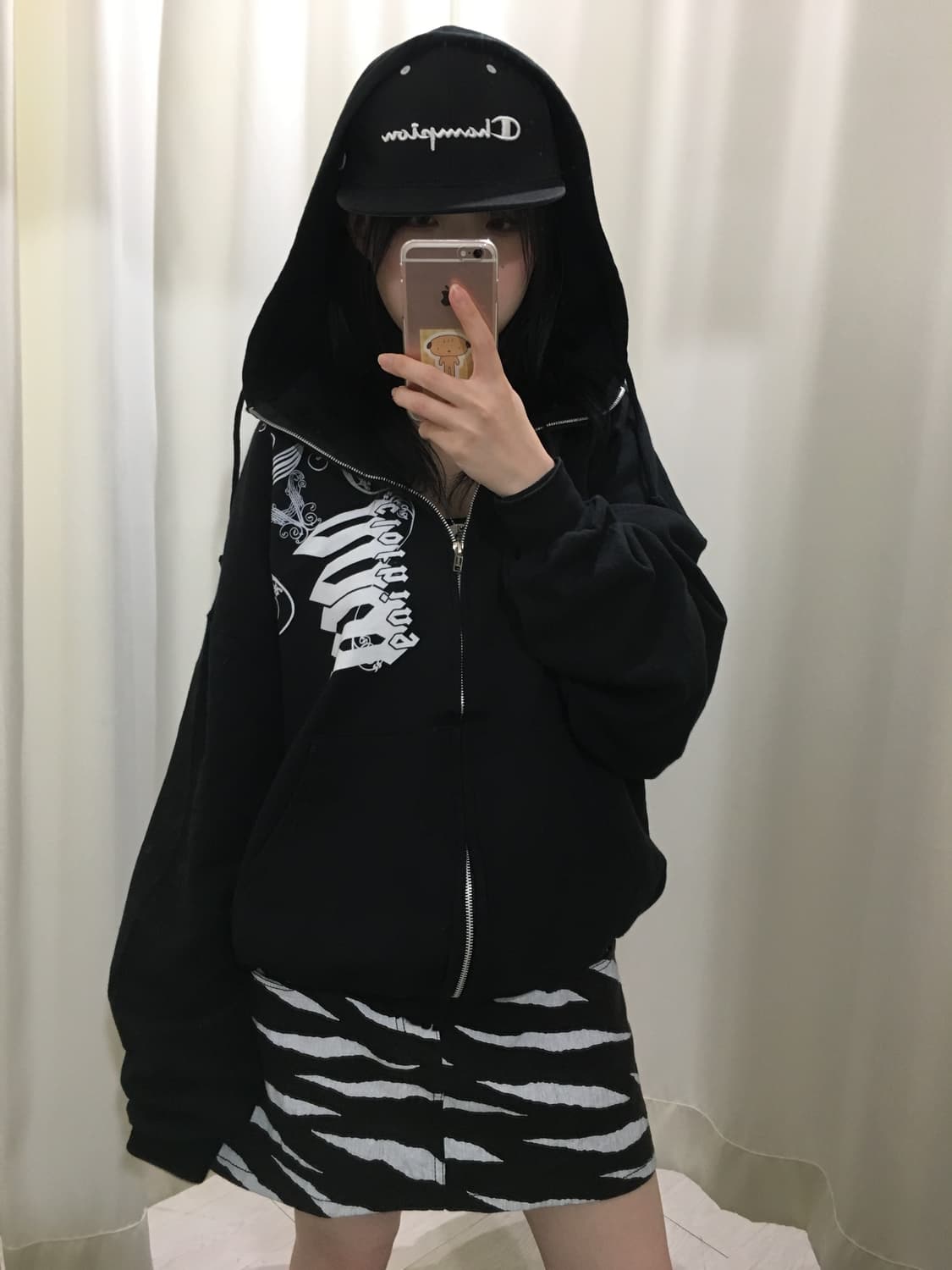 y2k 지브라 스커트 상품이미지3