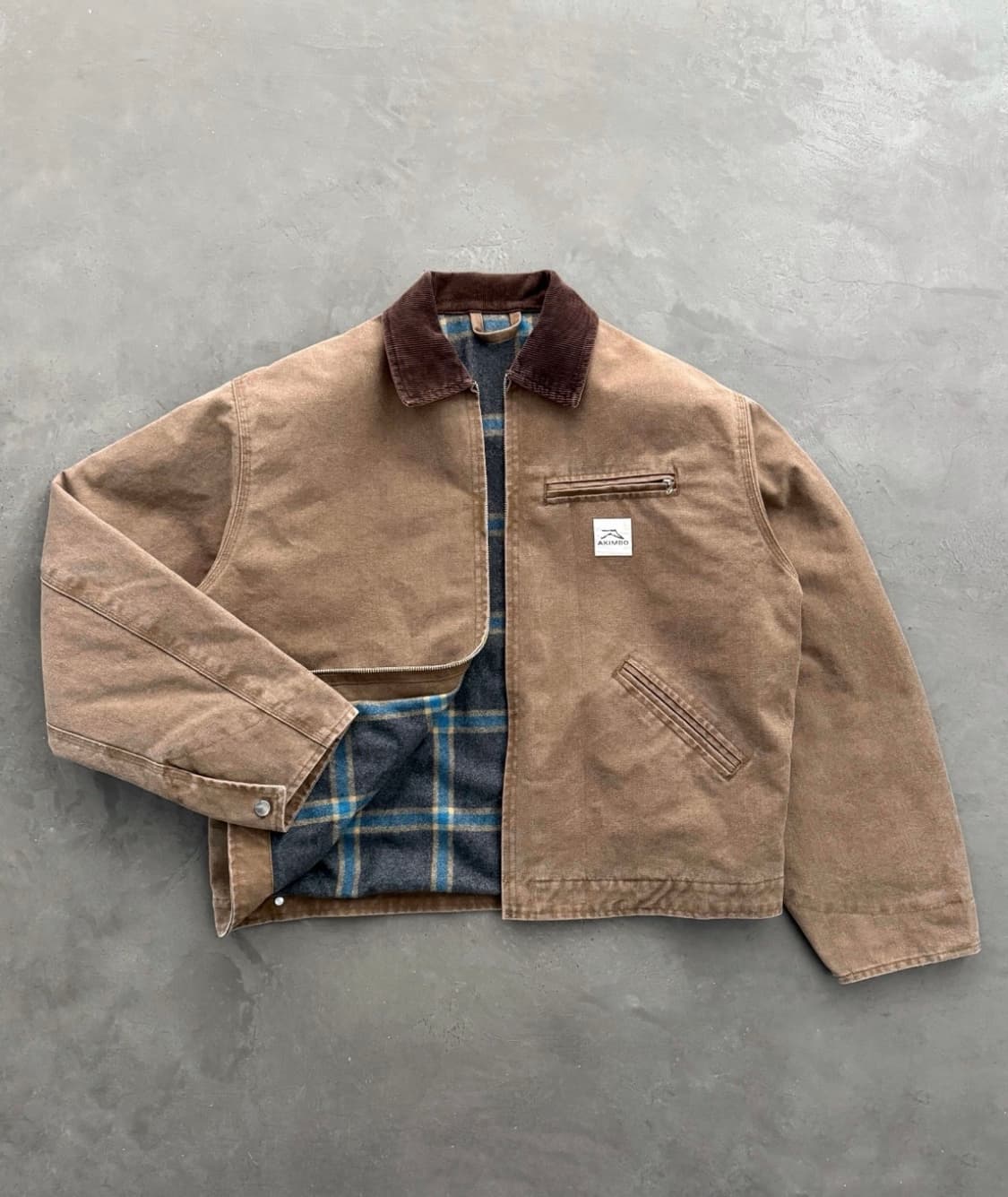 아킴보 클럽 layton 워크 자켓 브라운 L 상품이미지1