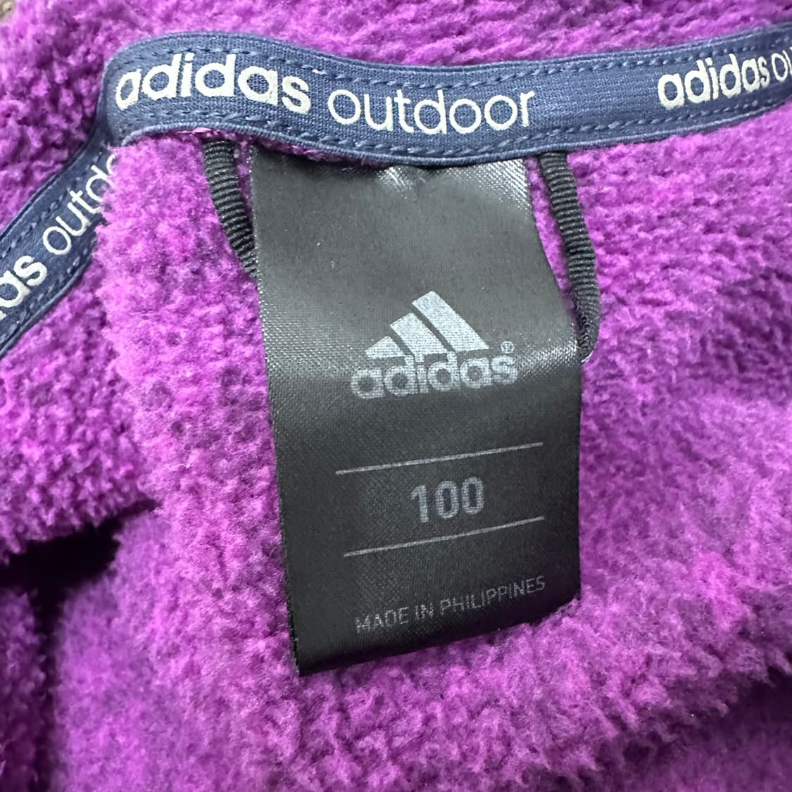 아디다스 후리스 후드집업 퍼플 100(L) 상품이미지5