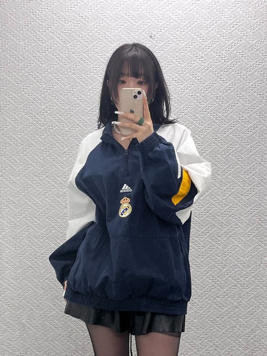 아디다스 레알마드리드 레트로 바람막이 웜업 2XL C10830 상품이미지1