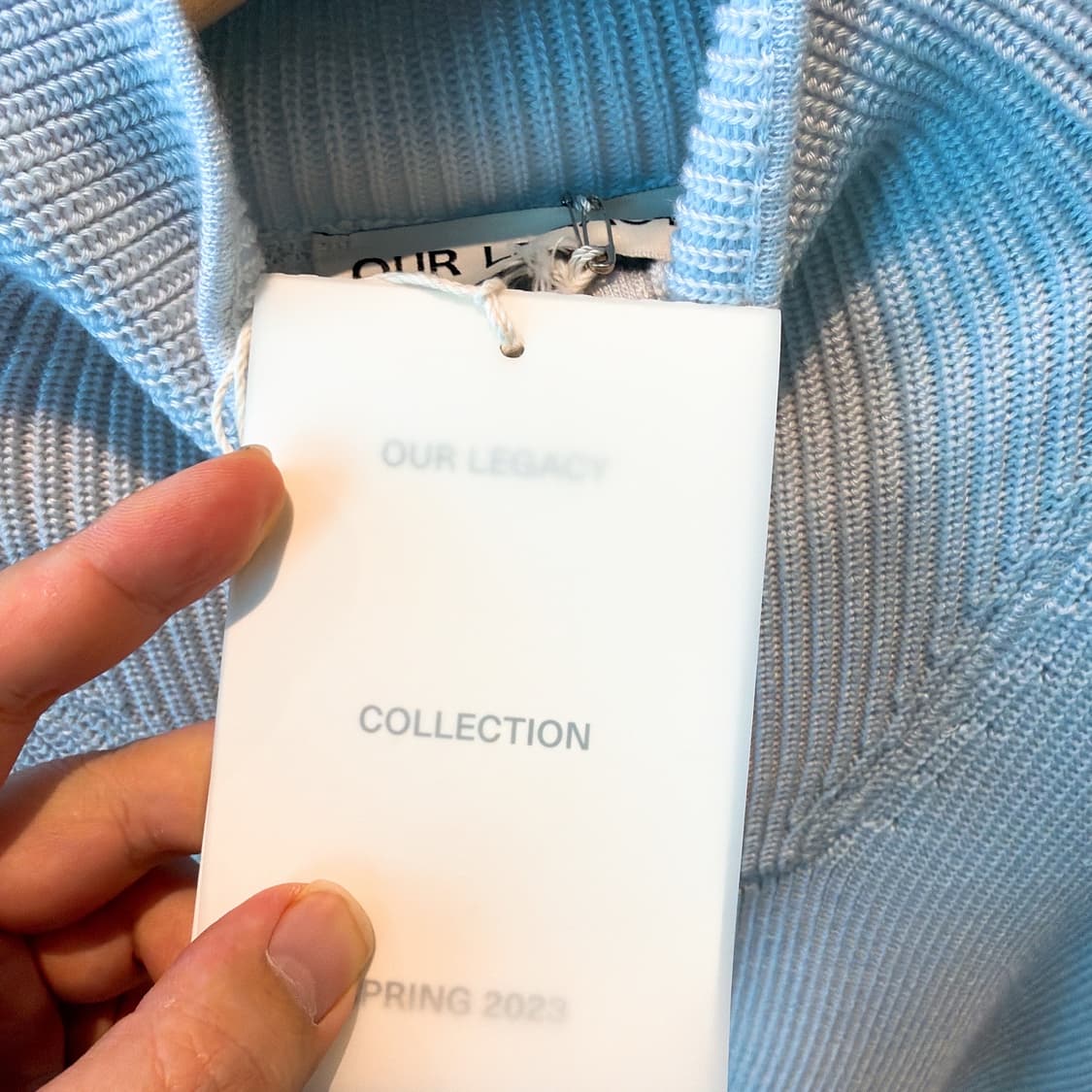 (정품/새상품) 아워레가시 남성 아노락 니트 점퍼 상품이미지4