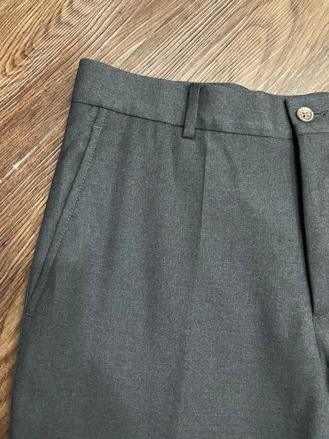 폴로 이태리산 울 트라우저 팬츠 슬랙스 챠콜 상품이미지6