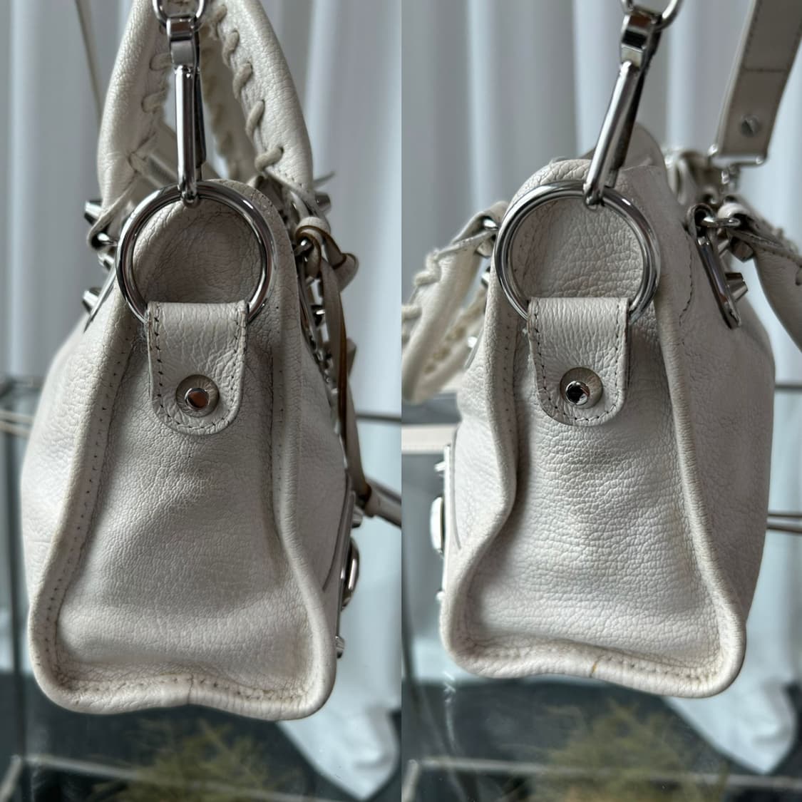 발렌시아가 메탈릭 엣지 시티 모터백 상품이미지6