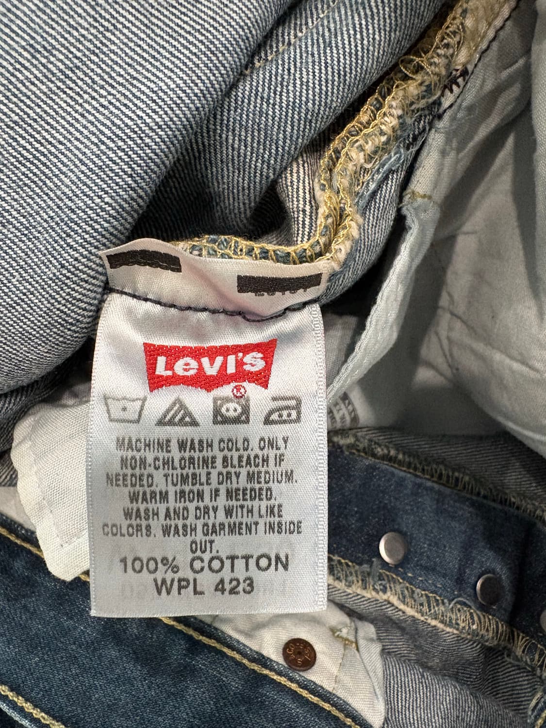 levis original501 straight leg buttonfly 상품이미지5