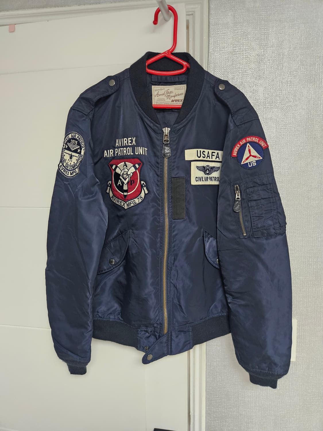 Avirex L2b 플라이트 자켓 xl 에어패트롤 패치 아비렉스 상품이미지1