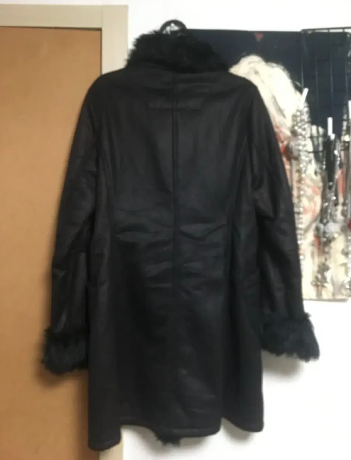 합정빈티지 일본 빈티지 갸루 오네갸루 블랙 퍼 털 코트 M 상품이미지2