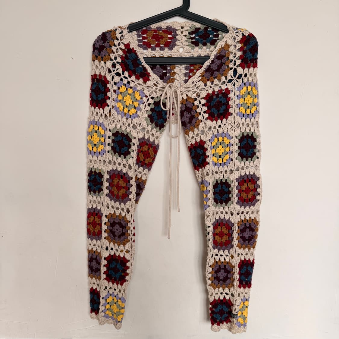 스컬프터(SCULPTOR) 핸드메이드 크로셰 볼레로 탑 멀티 아이보리 상품이미지2