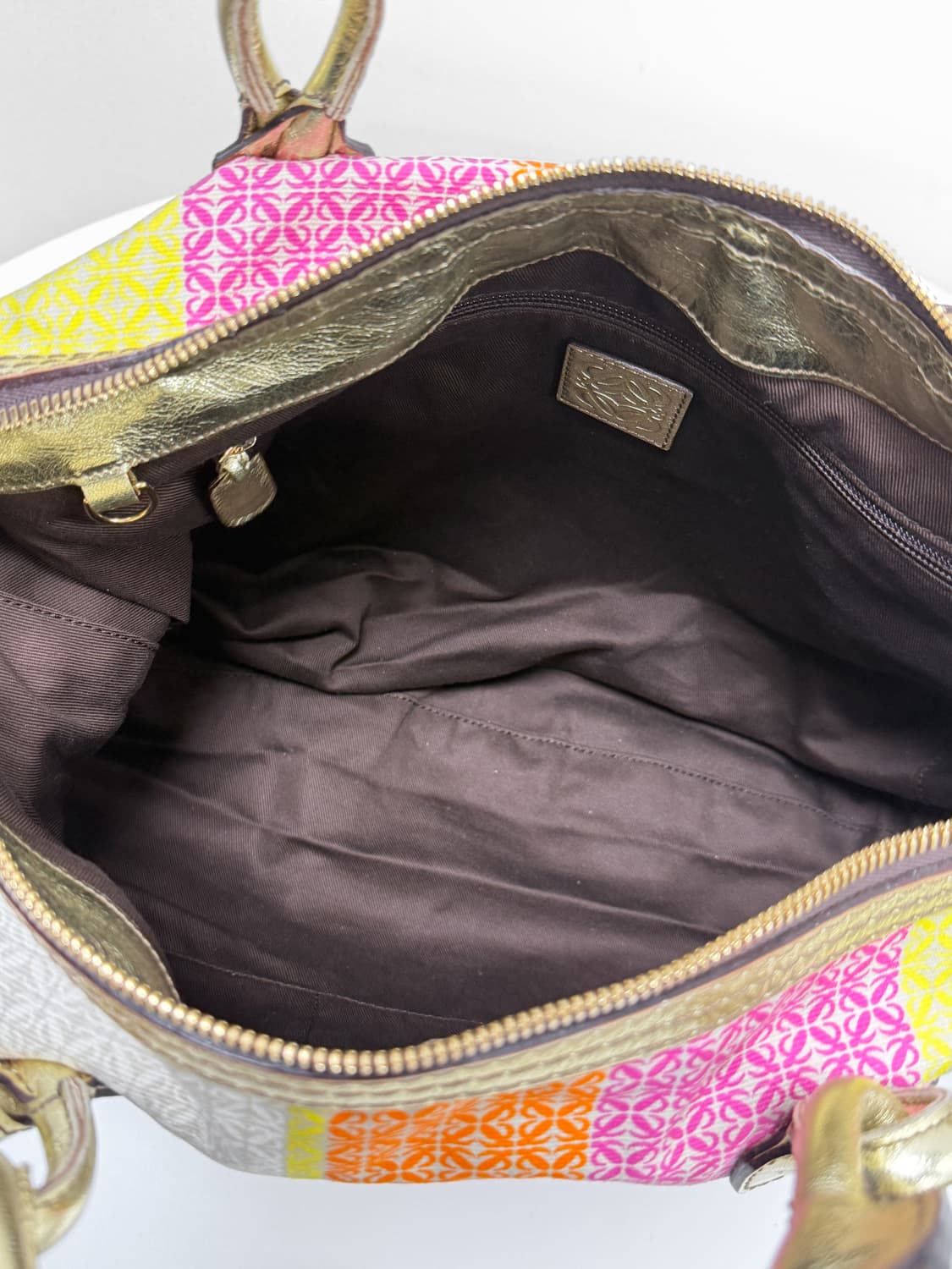 로에베 멀티 스트라이프 캔버스 토트백 상품이미지7