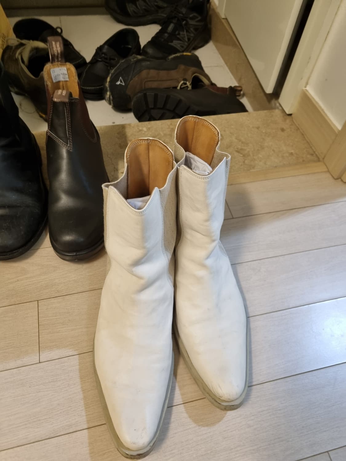 미하라야스히로 송아지 가죽 웨스턴 첼시 부츠 265 상품이미지3