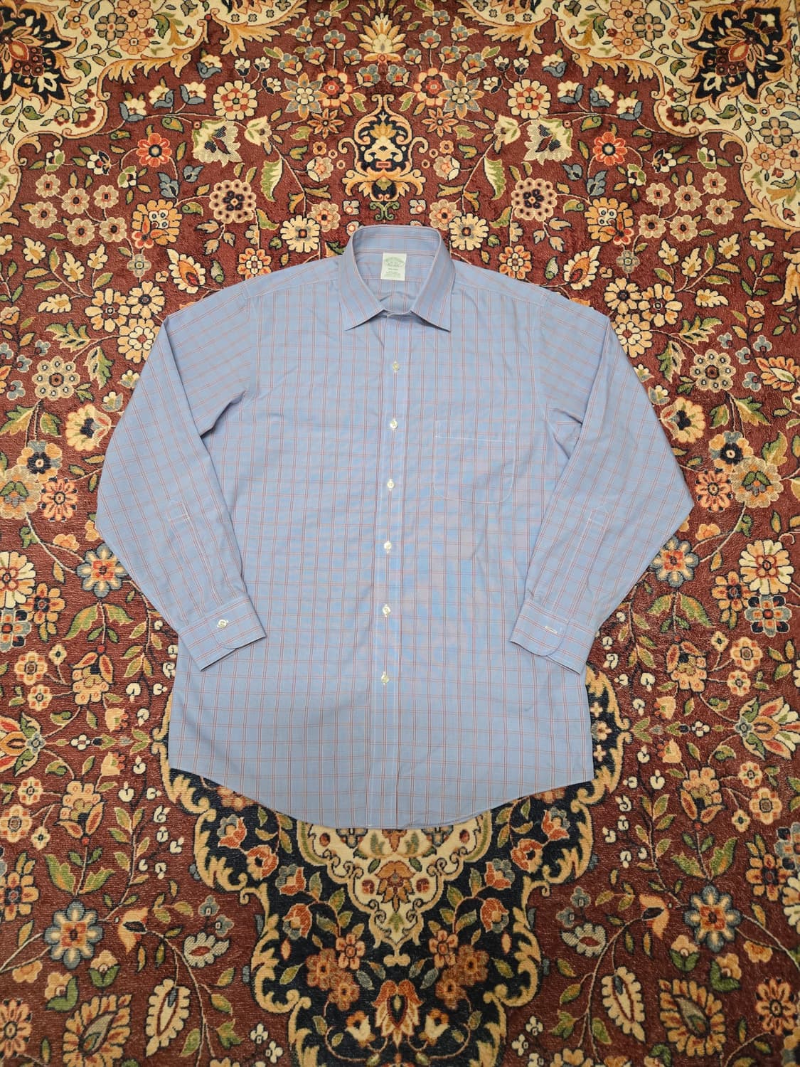 브룩스브라더스 논아이론 체크 셔츠 (16-32)  상품이미지1