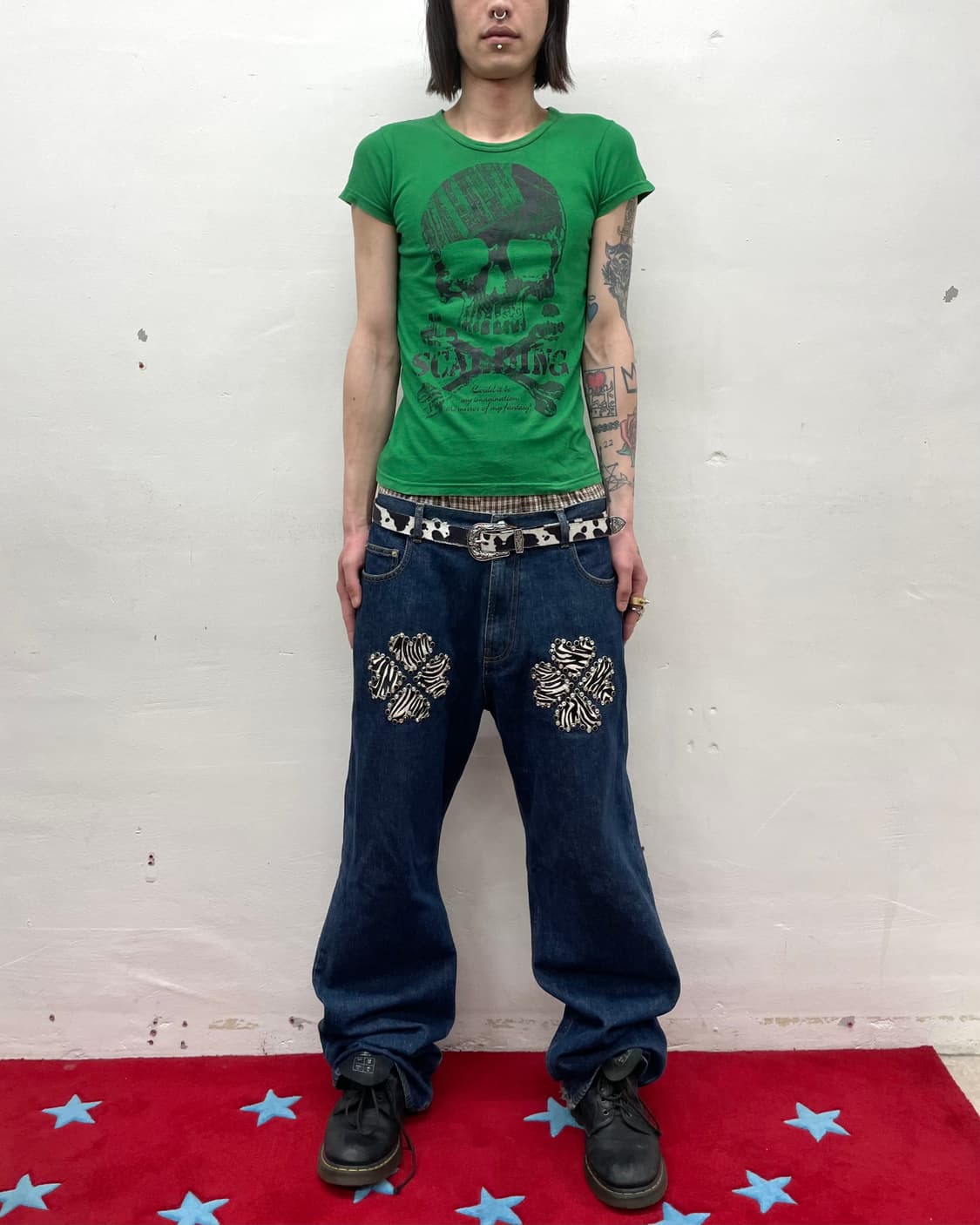 Big Skull Green T-Shirt 상품이미지2