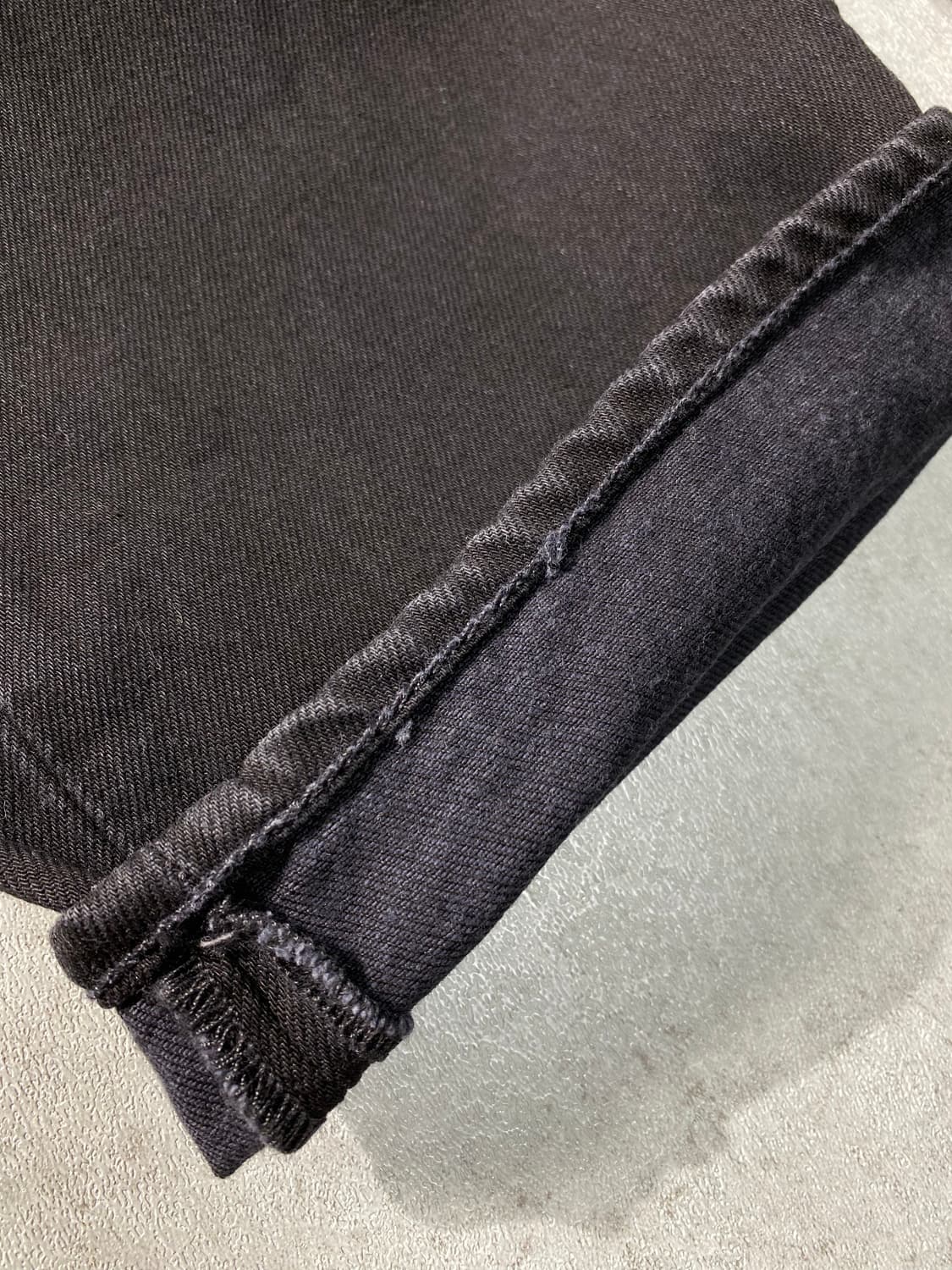 [38]Levi's 501 리바이스 블랙 데님팬츠  Made in USA 상품이미지3