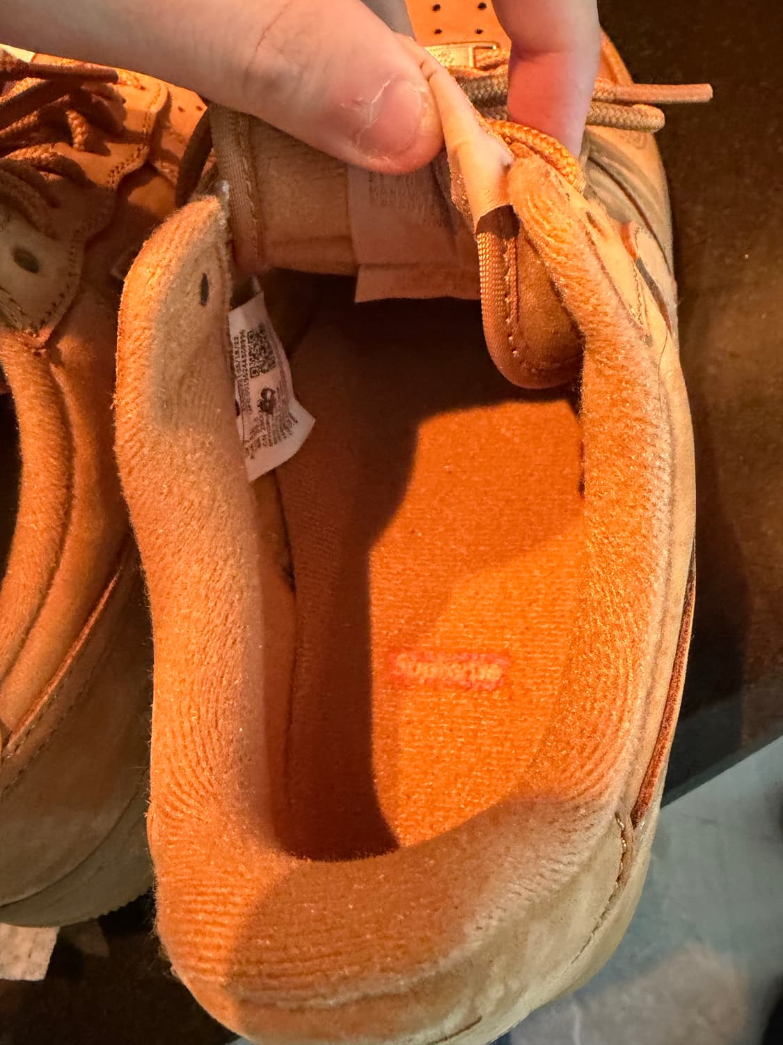 나이키 에어포스1 슈프림 된장 260 (전시용급) 상품이미지5