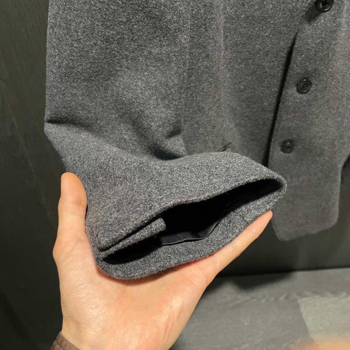 르메르 19FW 라나울 셋업 다크그레이 상품이미지5