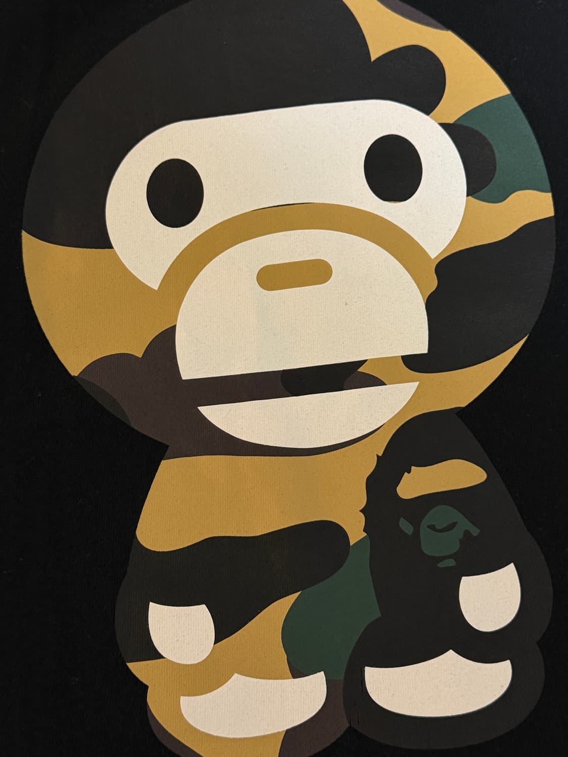 베이프 자이언트 퍼스트 빅 베이비 마일로 반팔티 XL 상품이미지2