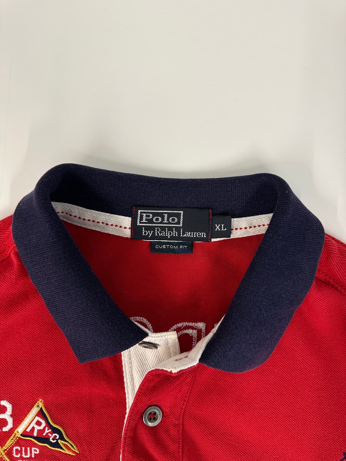 Polo 폴로 랄프로렌 빅포니 치프키프 성조기 럭비 반팔 XL 상품이미지6