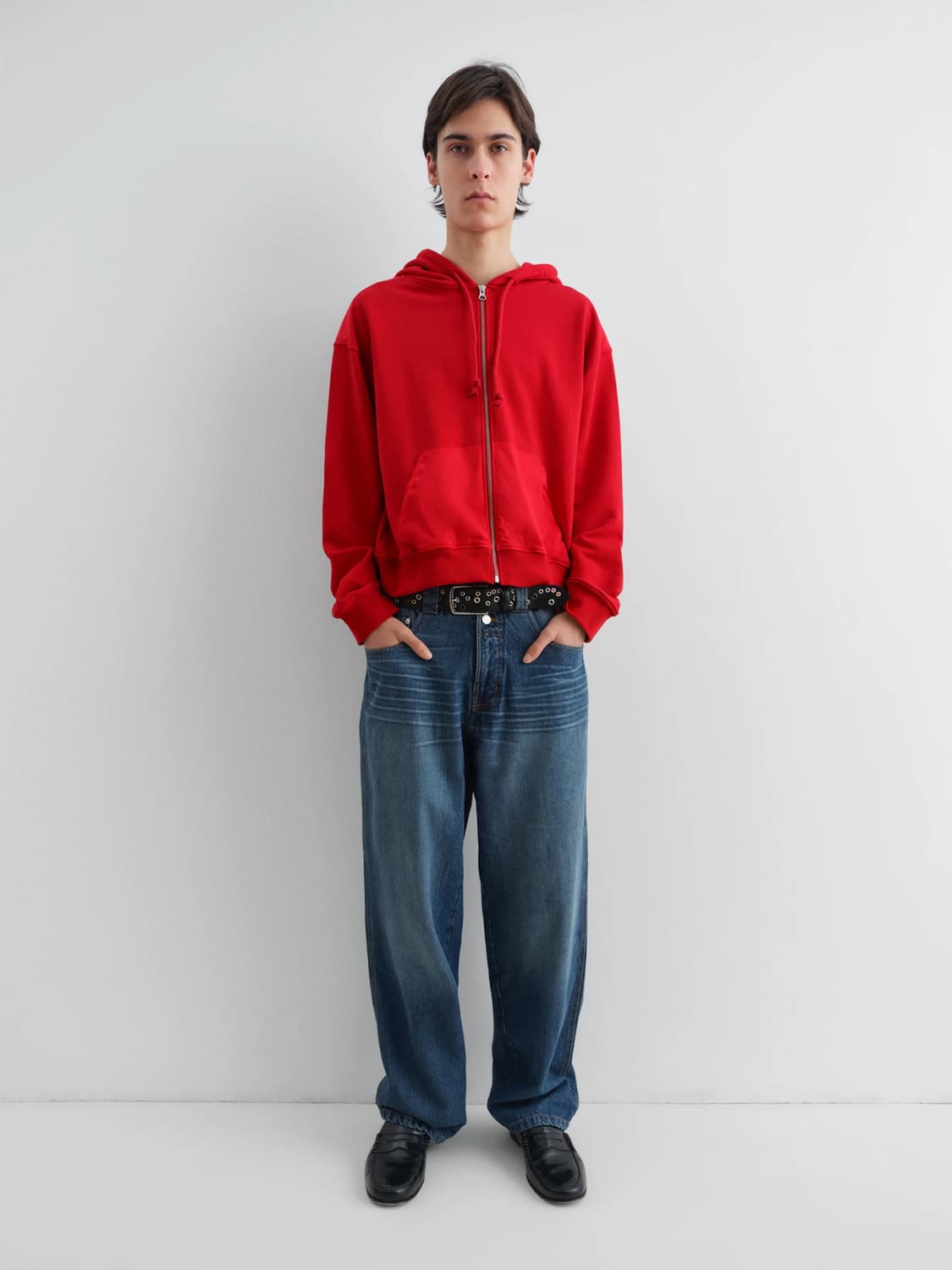 (XS,S,M,L) 기마구아스 Dylan 후드 집업/레드 상품이미지3