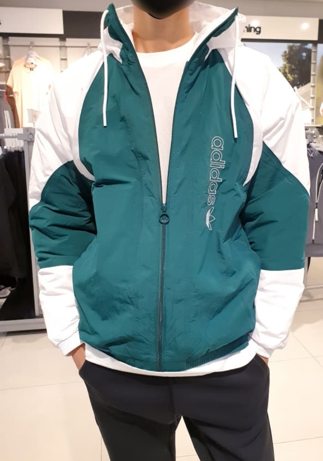 아디다스 후드 남성 패딩자켓 110 패디드 아니컬러자켓 XD51 상품이미지9