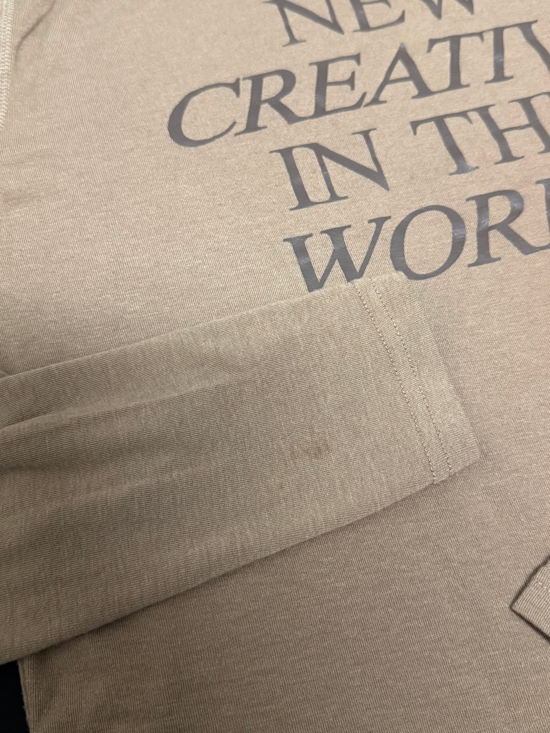 커렌트 롱슬리브 티 샌드베이지 상품이미지3