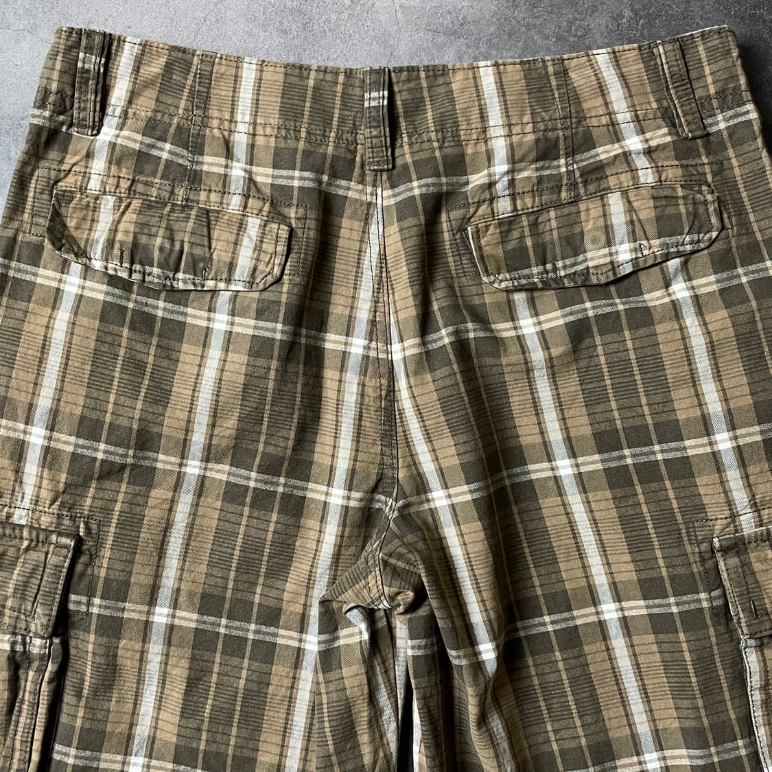 OLD NAVY 올드네이비 빈티지 체크 카고 하프 팬츠 A00750 상품이미지6