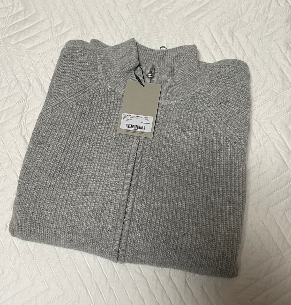 월스와일무브먼트 츠통령 니트집업 상품이미지3