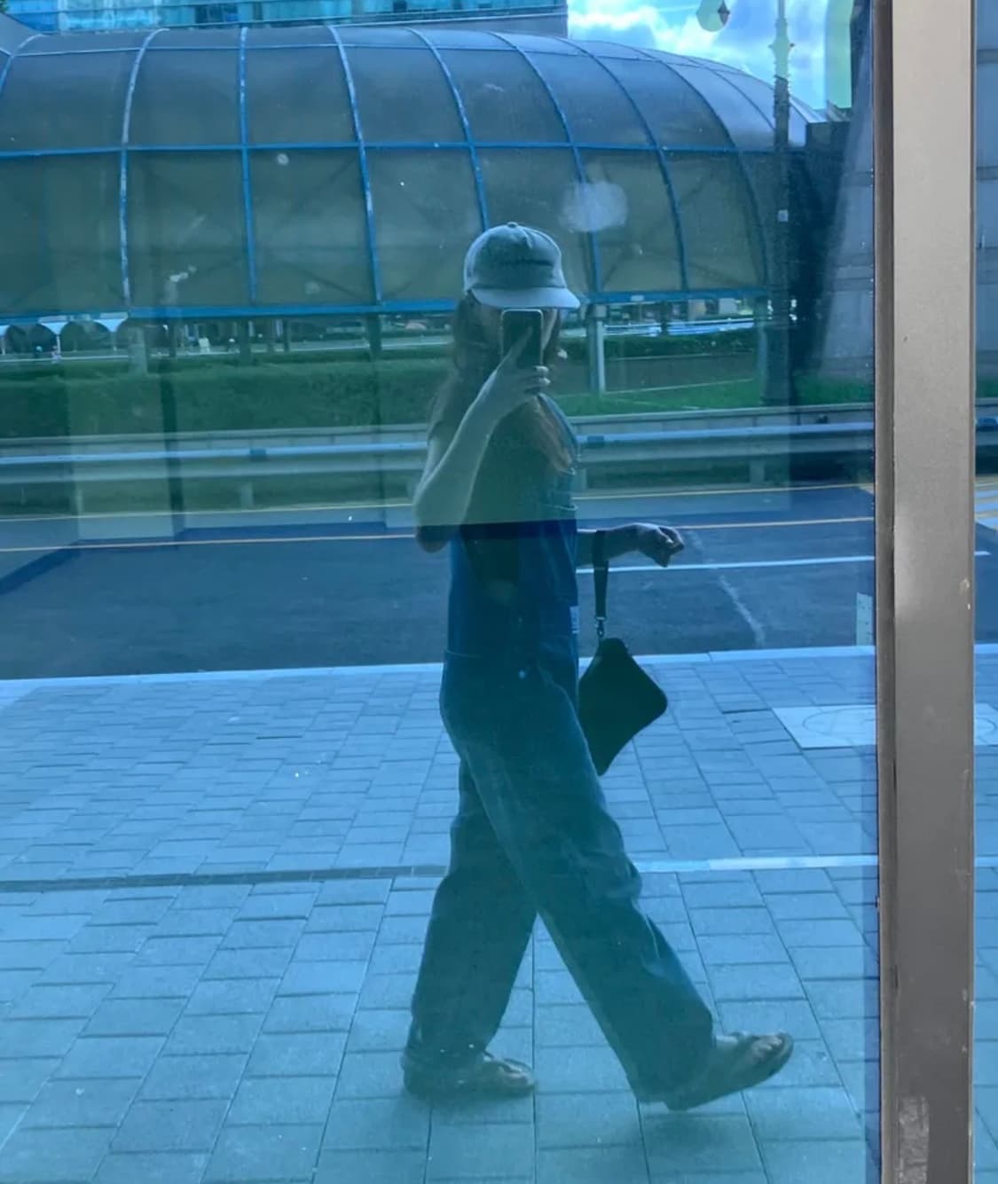 네스티팬시클럽 | 유쓰 데님 오버롤 다크 블루 상품이미지7