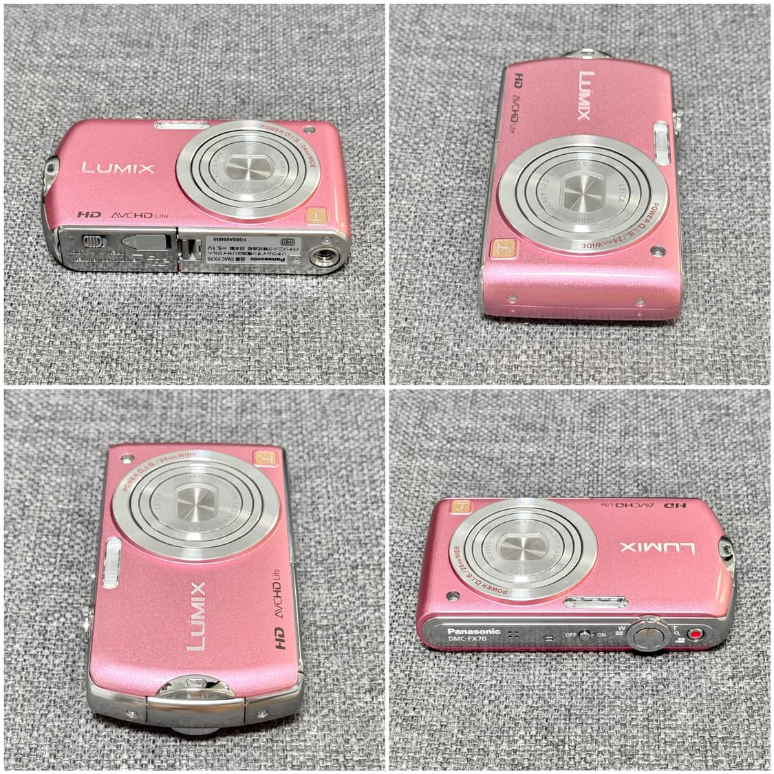 파나소닉 루믹스 DMC-FX70 핑크 빈티지디카 상품이미지3